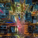 Illustration for article titled These Colorful Patterns Are Famous LA and NYC Neighborhoods From Above